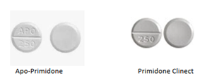 Picture illustrates the difference between the tablets. The only difference is the old tablets have apo inscribed. Both have 250 and a score mark.